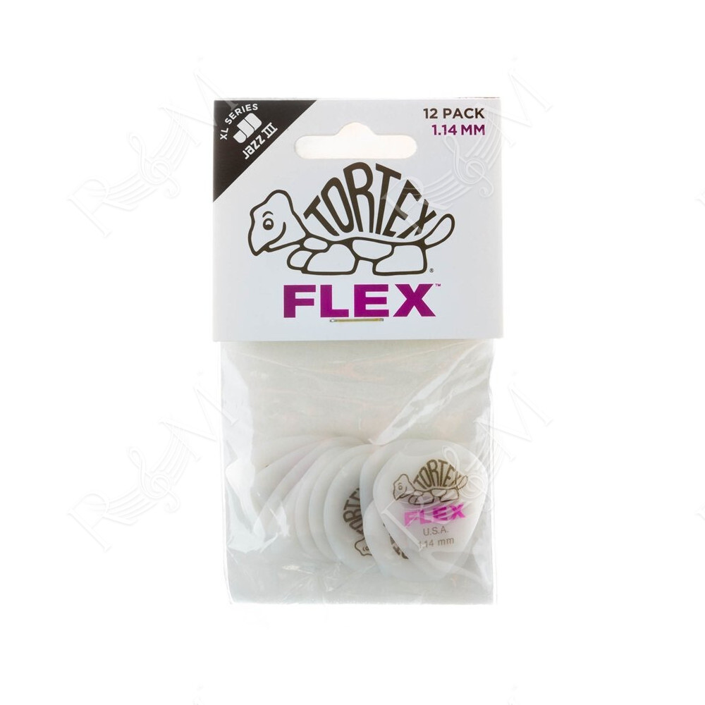 466P114 Tortex Flex Jazz III XL 1.14 mm Player's Pack/12