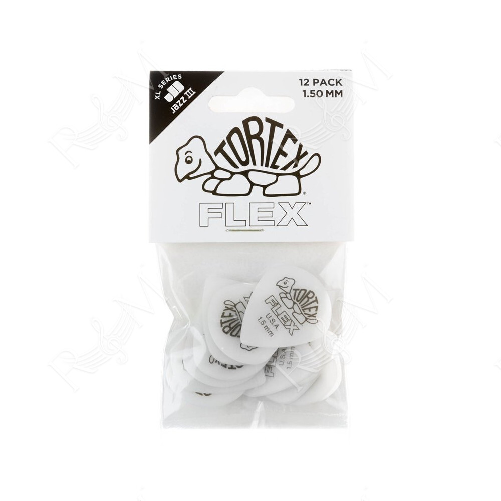 466P150 Tortex Flex Jazz III XL 1.5 mm Player's Pack/12