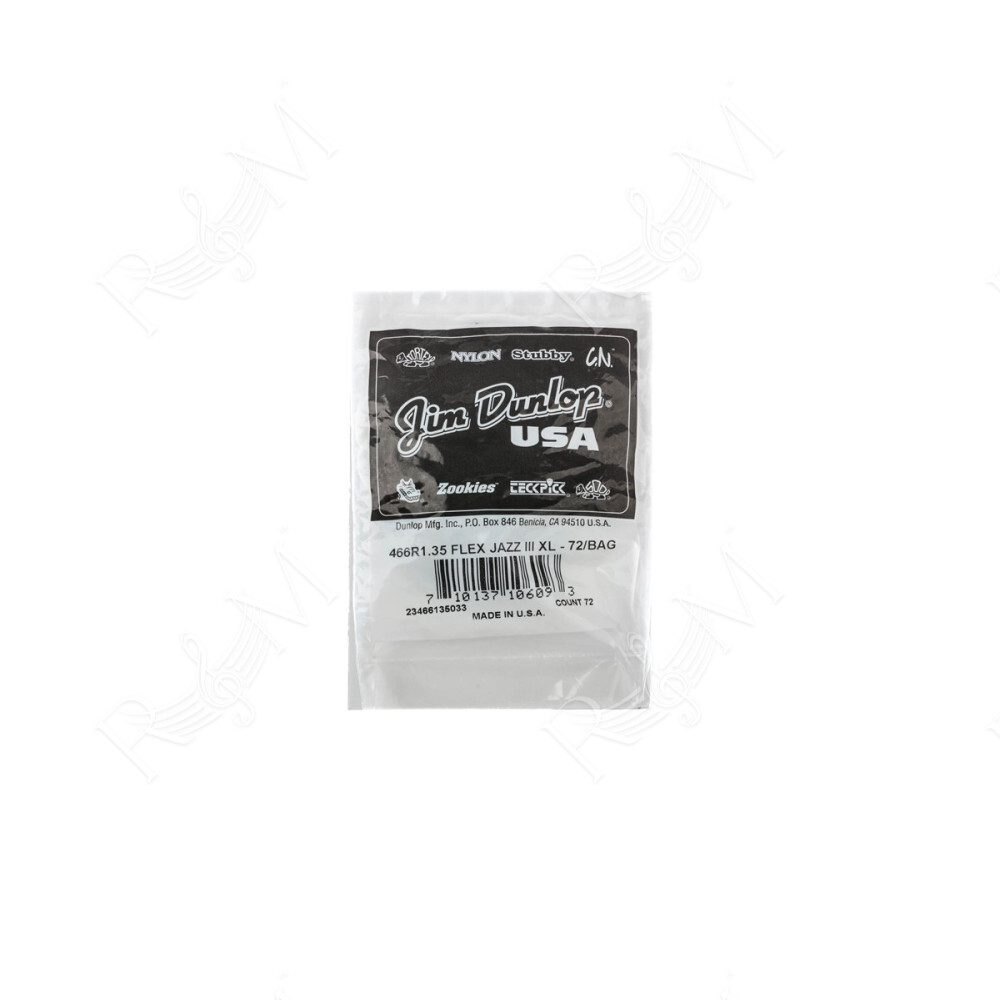 466R135 Tortex Flex Jazz III XL 1.35 mm Bag/72