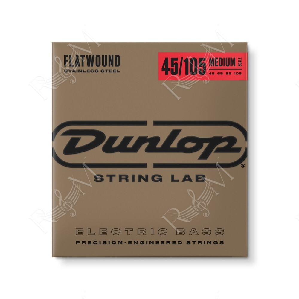 DBFS45105M Corde basso Flatwound Scala media Set/4