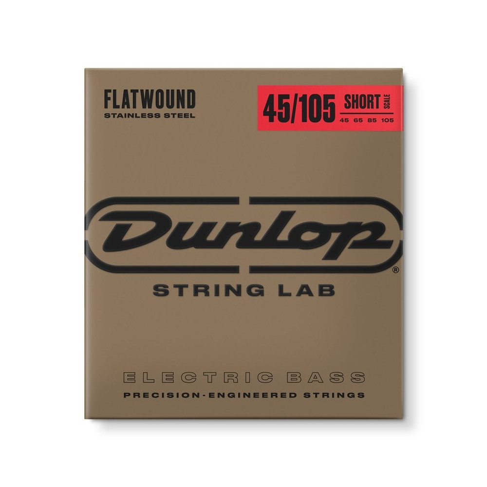 DBFS45105S Corde basso Flatwound Scala corta Set/4