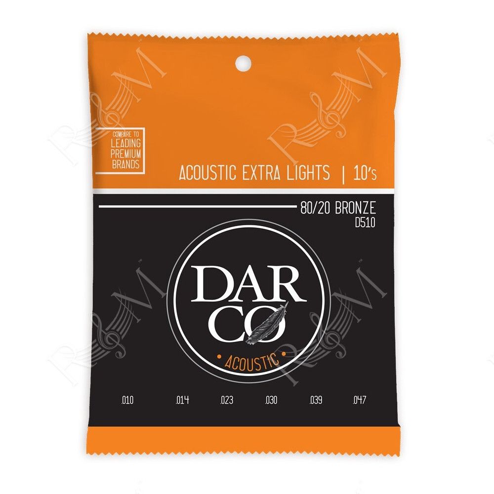 D510 Darco Acoustic Extra Light Bronze 10-47