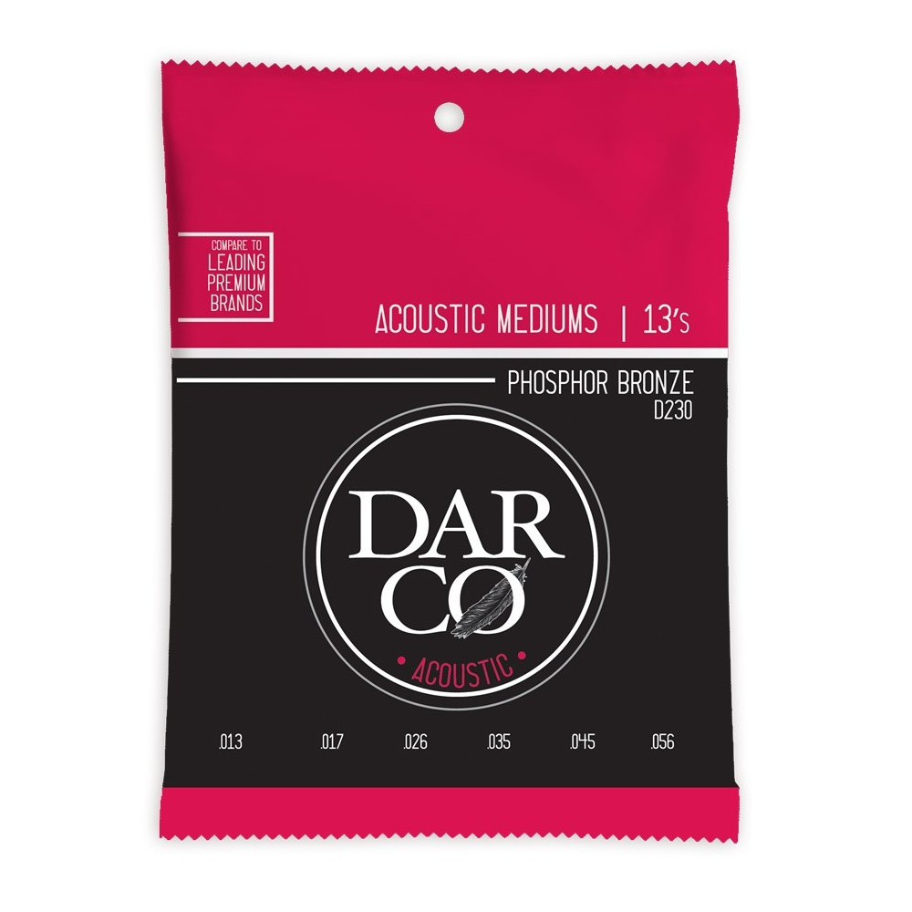 D230 Darco Acoustic Medium Phosphor Bronze 13-56