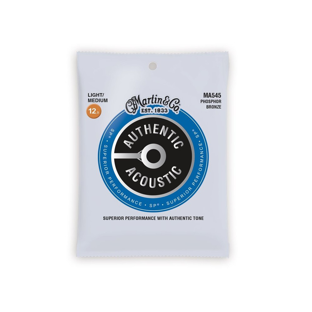 MA545 Authentic SP Light/Medium Phosphor Bronze 12.5-55