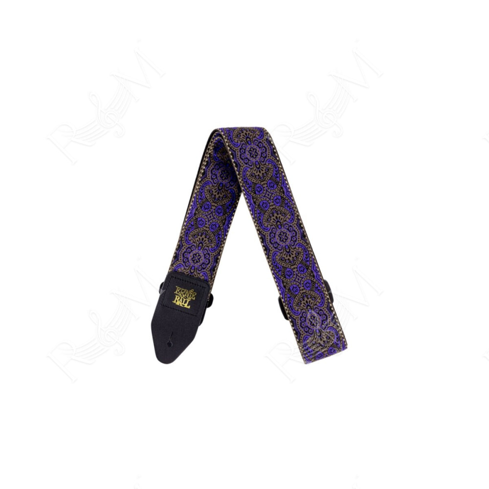 4164 Tracolla Purple Paisley Jacquard
