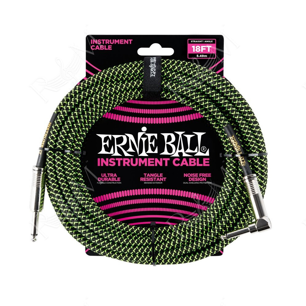 6082 Cavo Braided Black/Green 5,49 m