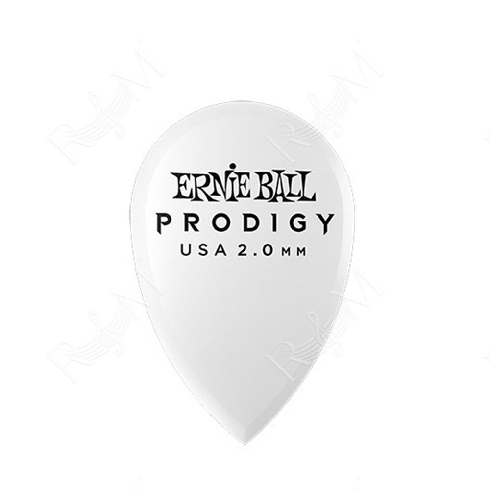 9336 Plettri Prodigy Teardrop White 2,0 mm Busta 6