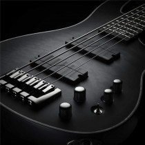 Fluence Bass Soapbar Black Plastic set/2 5 Corde