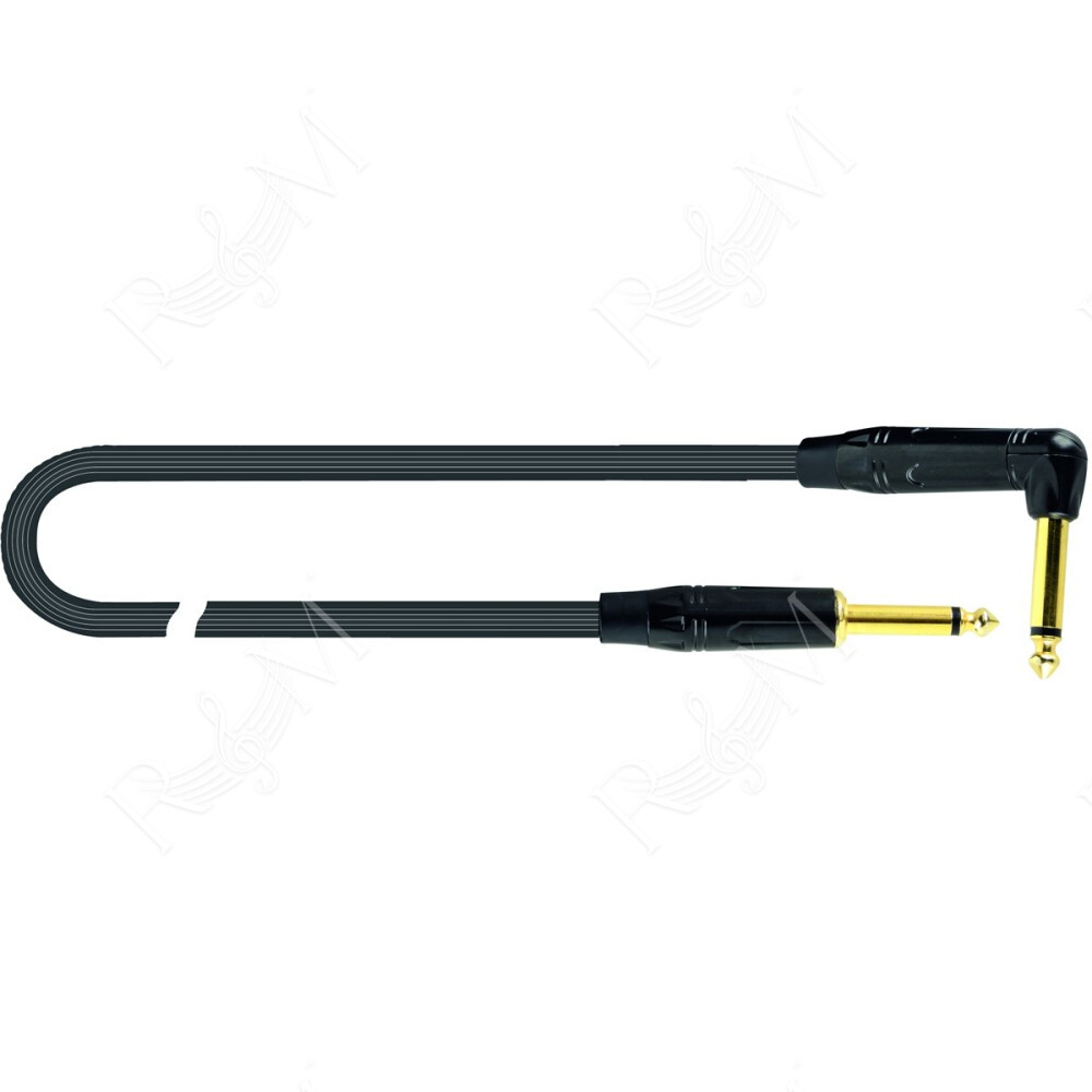 JUST/JR-9 Cavo Jack 6.3 TS Mono 90° / Jack 6.3 TS Mono 9 mt