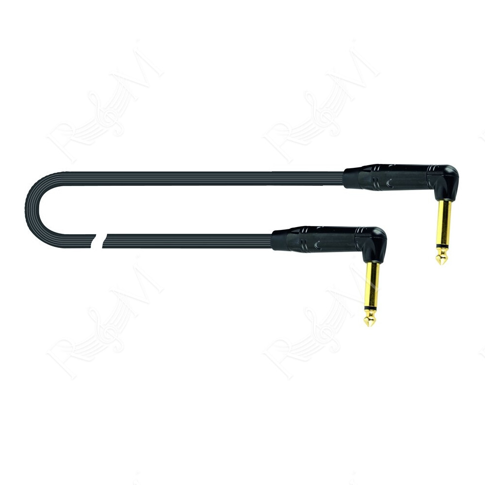 JUST/2JR-0,3 Cavo Jack 6.3 TS Mono 90° / Jack 6.3 TS Mono 90° 0,3 mt