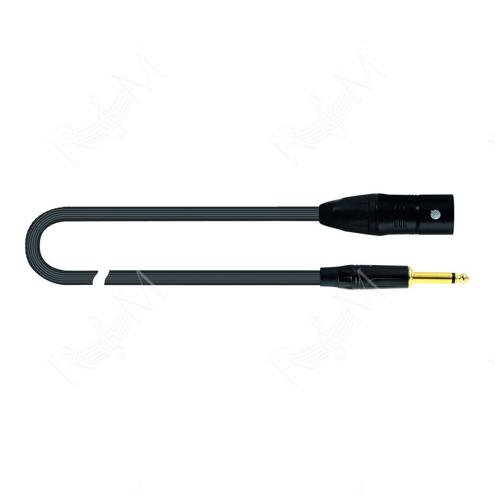 JUST/MJM-10 Cavo Cannon XLR Maschio / Jack 6.3 TS Mono 10 mt