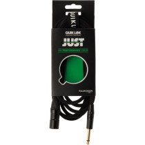 JUST/MJM-10 Cavo Cannon XLR Maschio / Jack 6.3 TS Mono 10 mt