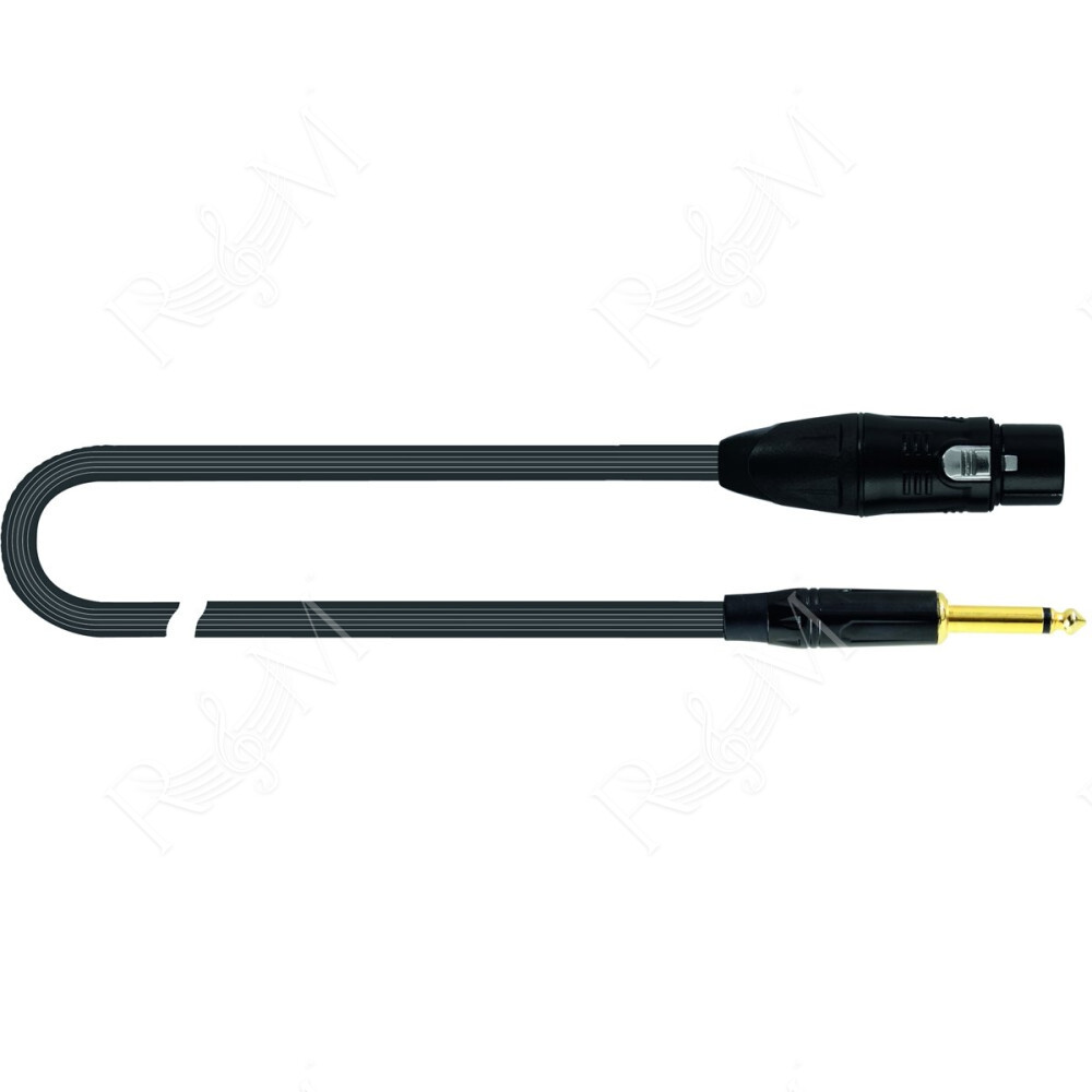 JUST/FJM-2 Cavo Cannon XLR Femmina / Jack 6.3 TS Mono 2 mt