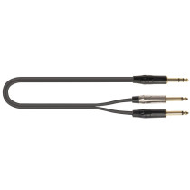 JUST/JS2JM-3 Cavo Jack 6.3 TRS Stereo / 2x Jack 6.3 TS Mono 3 mt