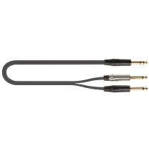 JUST/JS2JM-5 Cavo Jack 6.3 TRS Stereo / 2x Jack 6.3 TS Mono 5 mt