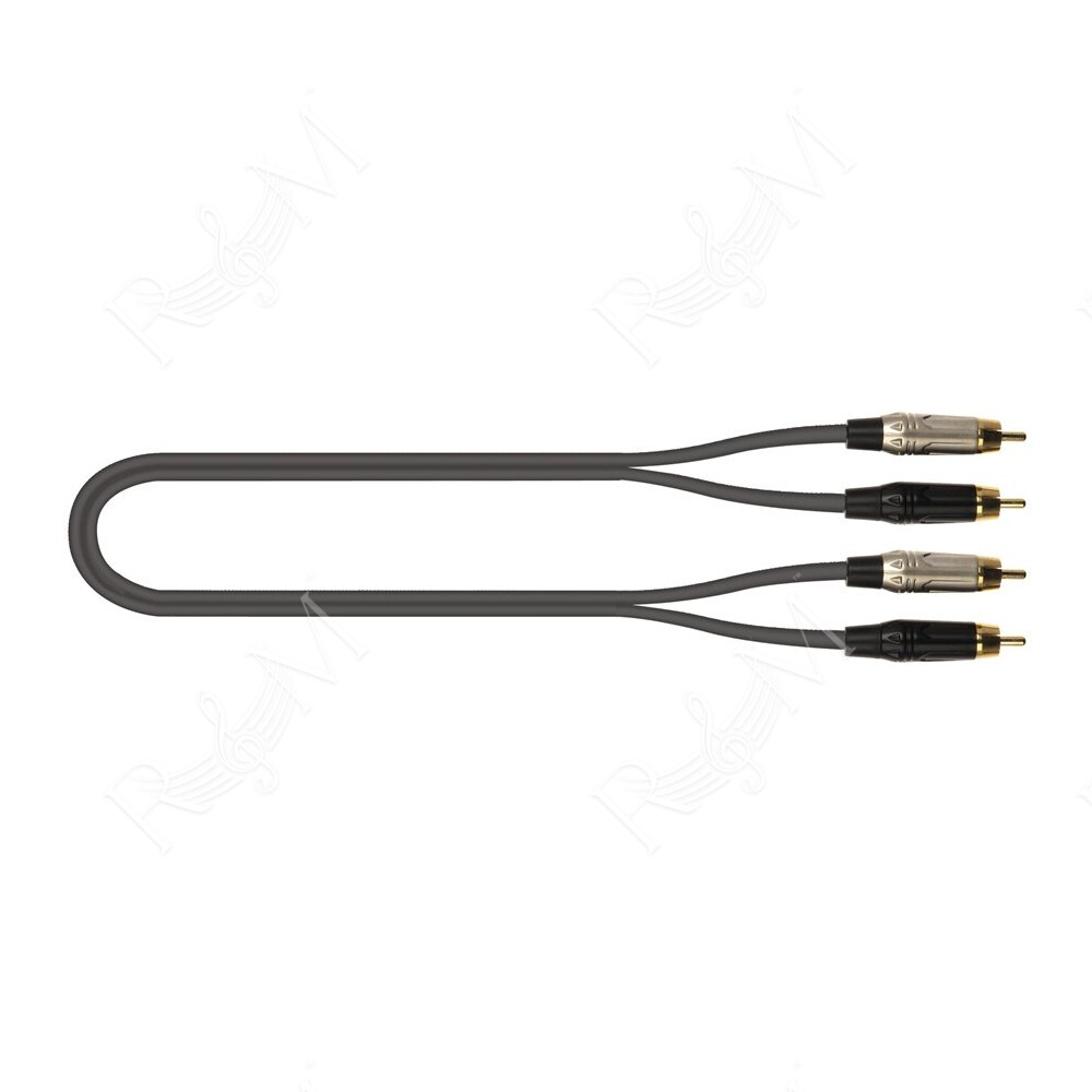 JUST/4RCA-1 Cavo 2x Spina Phono RCA / 2x Spina Phono RCA 1 mt
