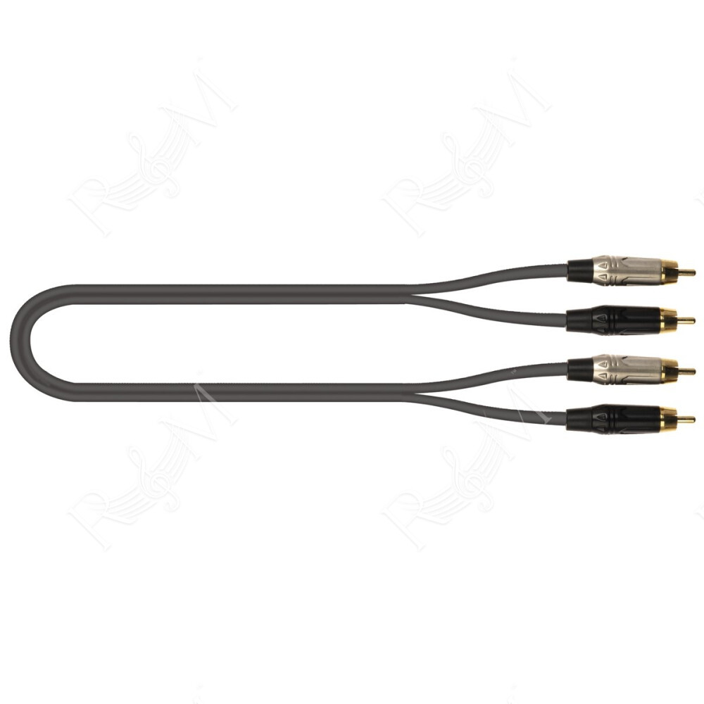 JUST/4RCA-5 Cavo 2x Spina Phono RCA / 2x Spina Phono RCA 5 mt