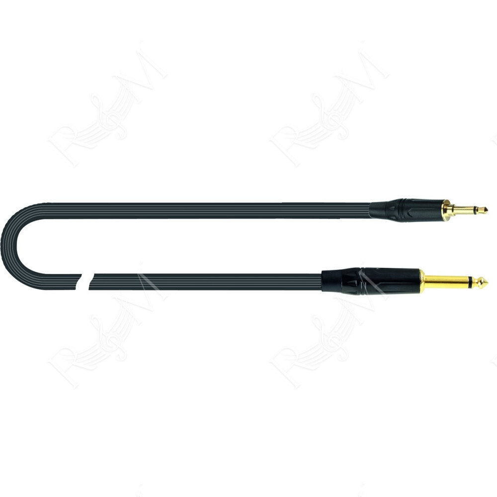 JUST/JM35JM-2 Cavo Minijack 3.5 TS Mono / Jack 6.3 TS Mono 2 mt