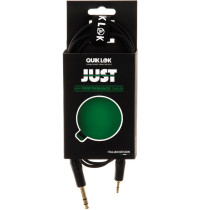 JUST/J35JS-2 Cavo Minijack 3.5 TRS Stereo / Jack 6.3 TRS Stereo 2 mt