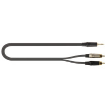 JUST/J352RCA-2 Cavo Minijack 3.5 TRS Stereo / 2x Spina Phono RCA 2 mt