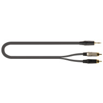 JUST/J352RCA-3 Cavo Minijack 3.5 TRS Stereo / 2x Spina Phono RCA 3 mt