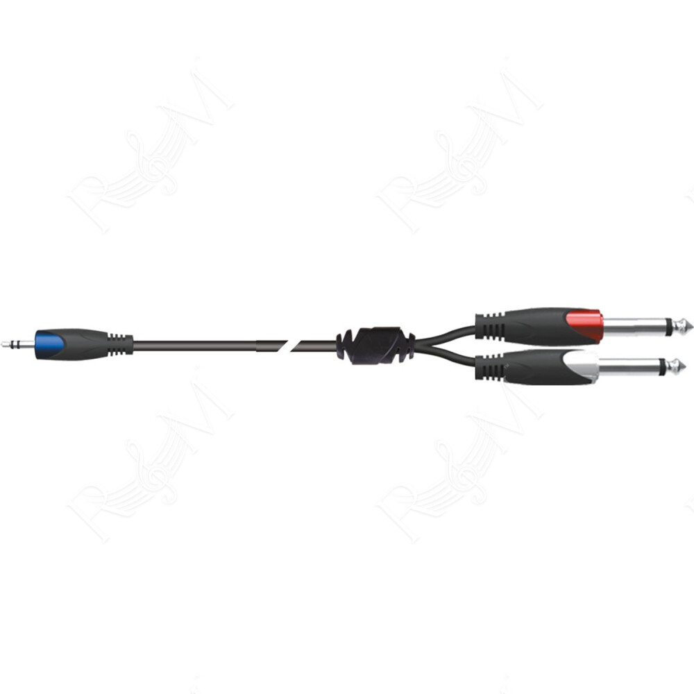 SX/30-3K Minijack 3.5 TRS Stereo / 2x Jack 6.3 TS Mono 3 mt