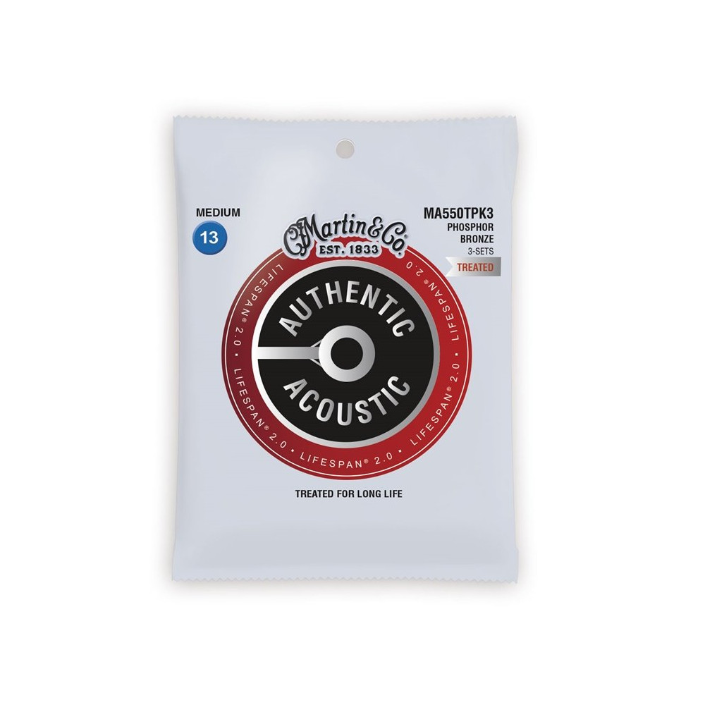 MA550TPK3 Authentic Lifespan 2.0 Medium 92/8 Pack 3