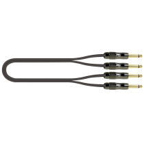ITST/KEY-1 Cavo 2x Jack 6.3 TS Mono / 2x Jack 6.3 TS Mono 1 mt