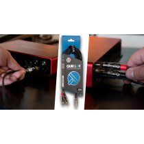 ITST/J352J-1 Cavo Minijack 3.5 TRS Stereo / 2x Jack 6.3 TS Mono 1 mt