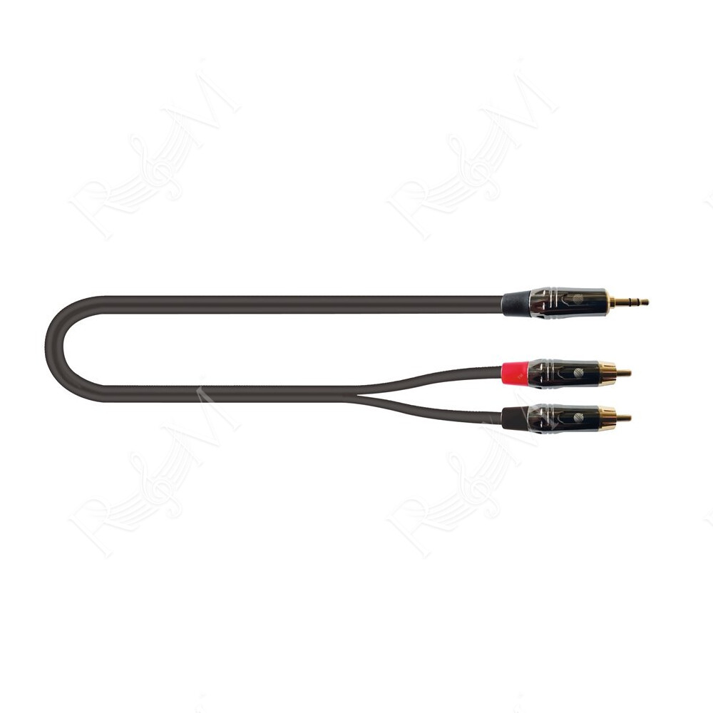 ITST/J352RCA-1 Cavo Minijack 3.5 TRS Stereo / 2x Spina Phono RCA 1 mt