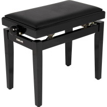 PB/100 BK L Panca in Legno Nero Lucido per Pianoforte