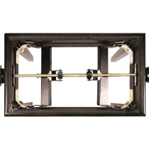 PB/100 BK L Panca in Legno Nero Lucido per Pianoforte