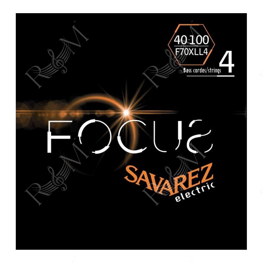 F70XLL4 Corde Focus per Basso Elettrico 40-100, Set/4