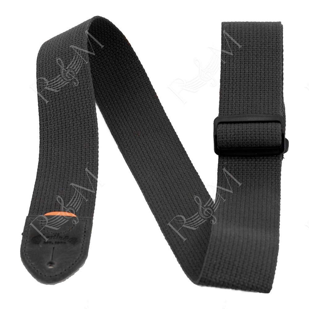 18A0104 Tracolla Cotton Weave, Black, con Pick Holder