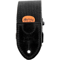 18A0104 Tracolla Cotton Weave, Black, con Pick Holder