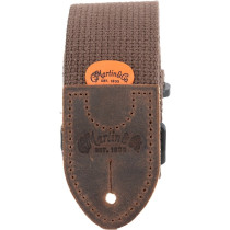 18A0105 Tracolla Cotton Weave, Brown, con Pick Holder