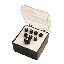 18APP21 Set Pin Black, White Inlay