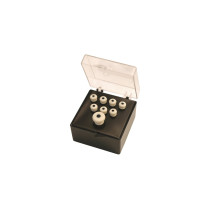 18APP28 Set Pin White, Black Inlay
