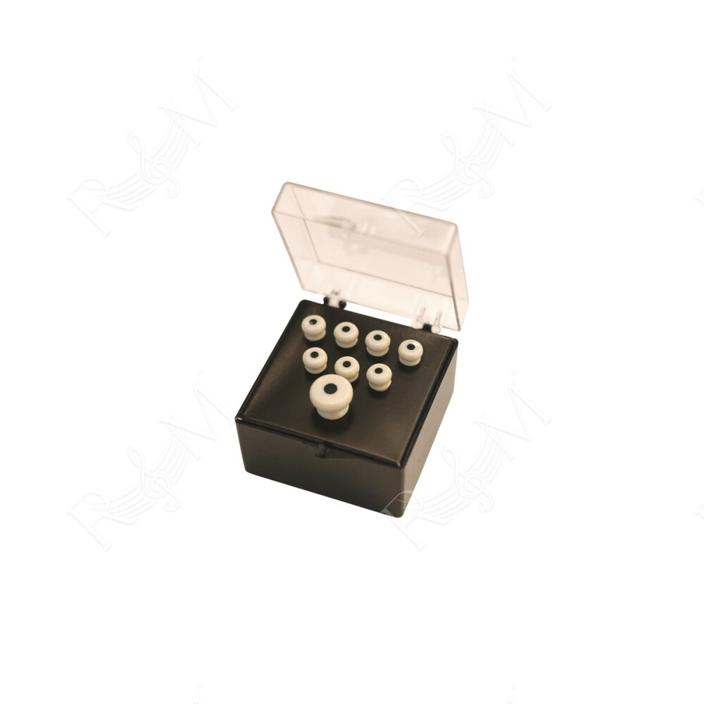 18APP28 Set Pin White, Black Inlay