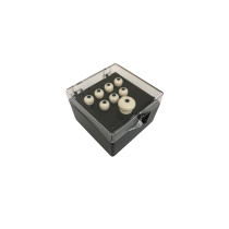 18APP0001 Authentic Series Set Pin White, Black Inlay