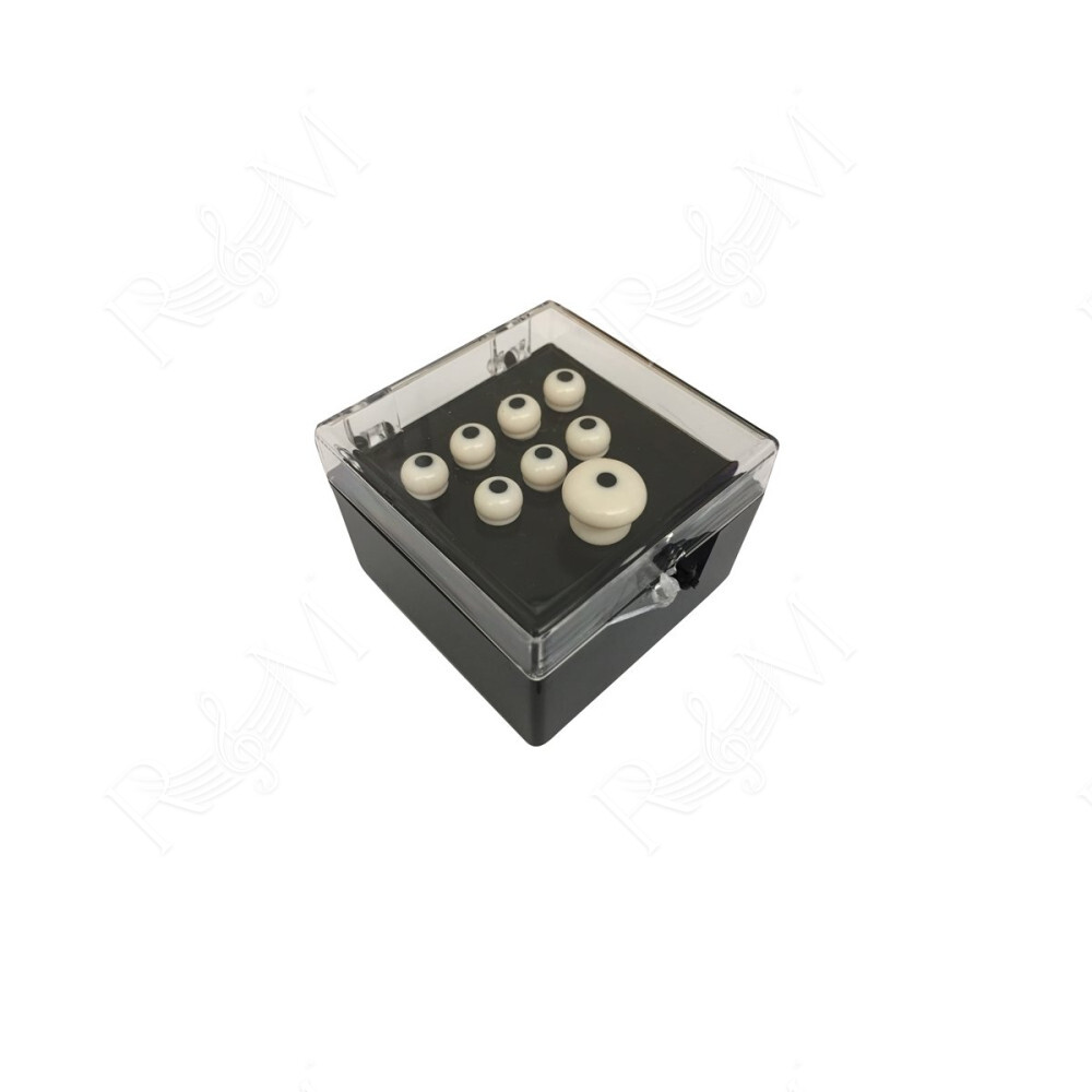 18APP0001 Authentic Series Set Pin White, Black Inlay