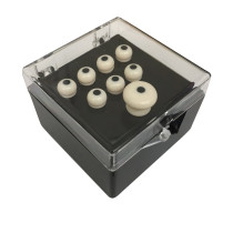 18APP0001 Authentic Series Set Pin White, Black Inlay