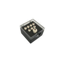 18APP0002 Authentic Series Set Pin White, Tortoise Inlay