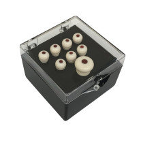 18APP0002 Authentic Series Set Pin White, Tortoise Inlay