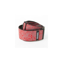 D6711 Tracolla Jacquard Paisley Red