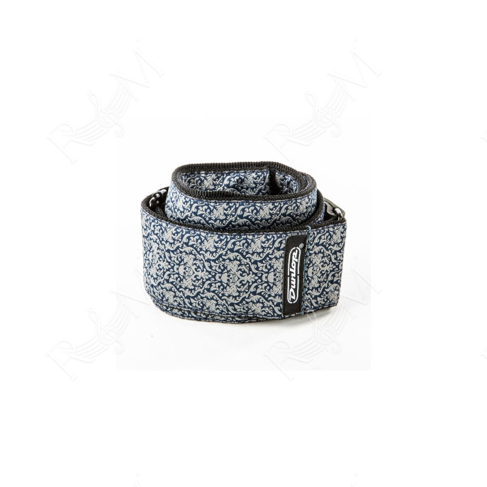 D6715 Tracolla Jacquard Fleurs De Skull