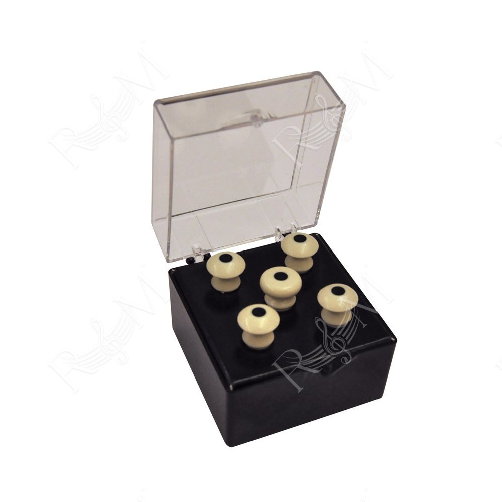 18APPBI Set Pin, White, Inlay Black, Basso