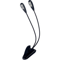 LP2L 2 lampade a Clip Flessibile per Leggio (4 led)