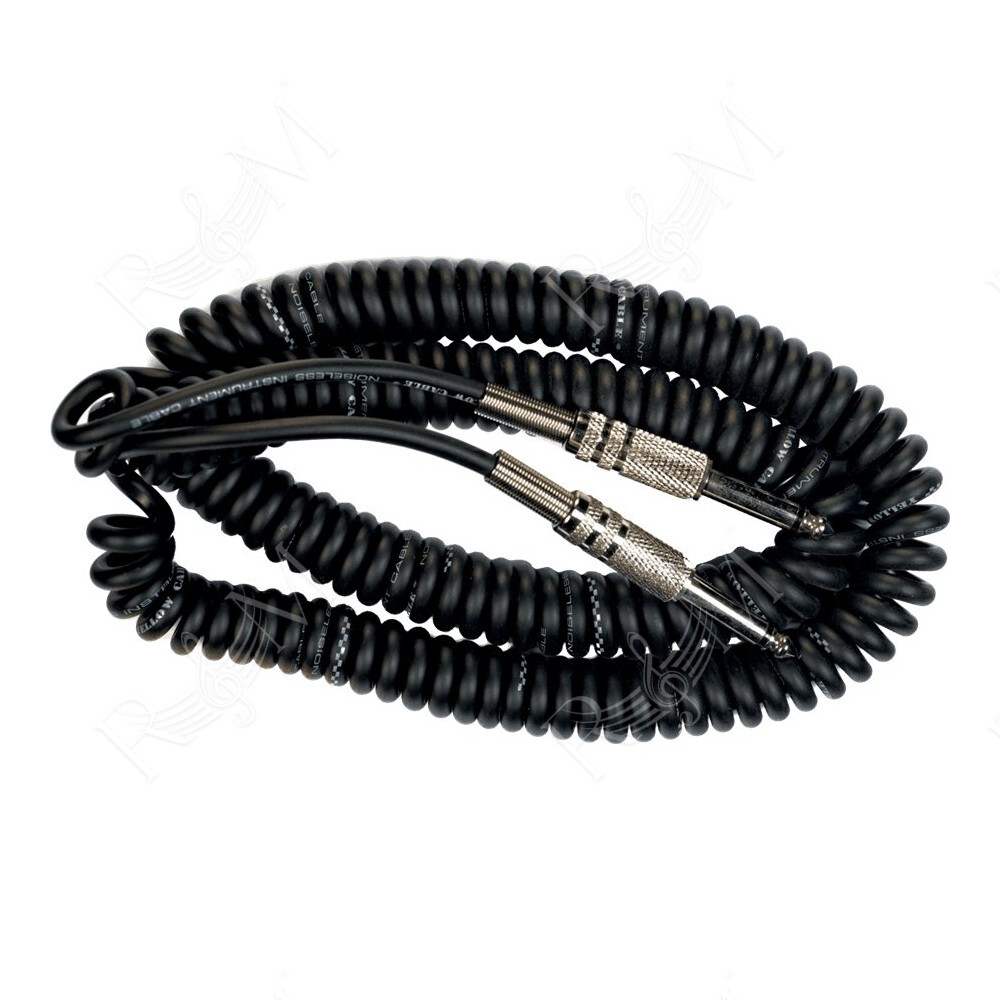 G46T Cavo Strumento a spirale Jack Mono/Jack Mono 6 m