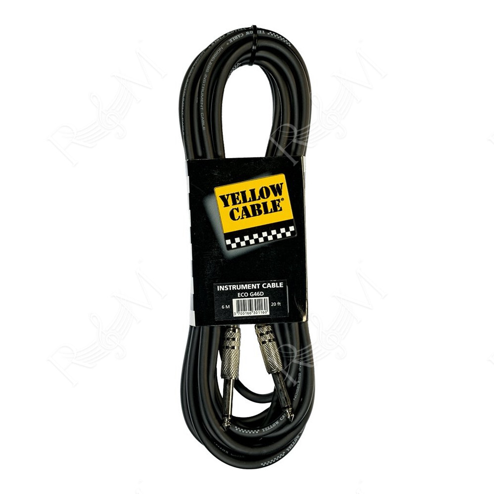 G46D Cavo Strumento Jack Mono/Jack Mono 6 m